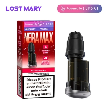 Lost Mary Nera Max 15k - Strawberry Ice - Pods 20mg